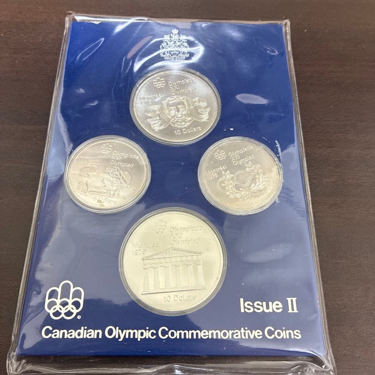 1973年カナダ銀貨 モントリオールオリンピック記念銀貨 北アメリカ地図