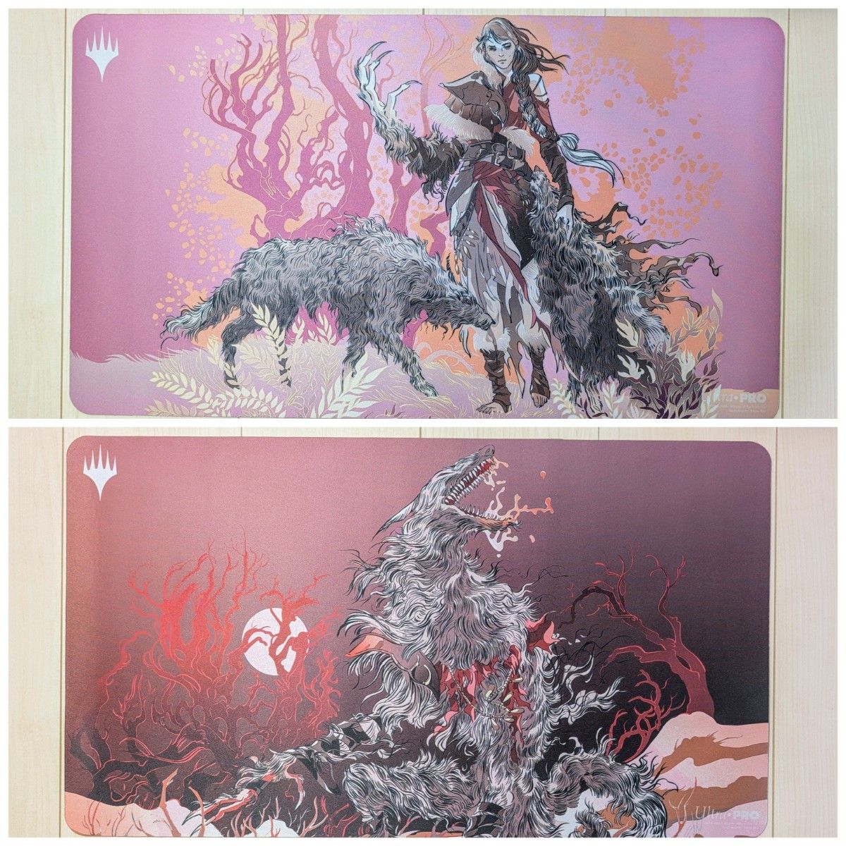 ち*ー様 mtg ff ultraPro 迷える黒魔道士、ビビ スリーブ デッキ MTG