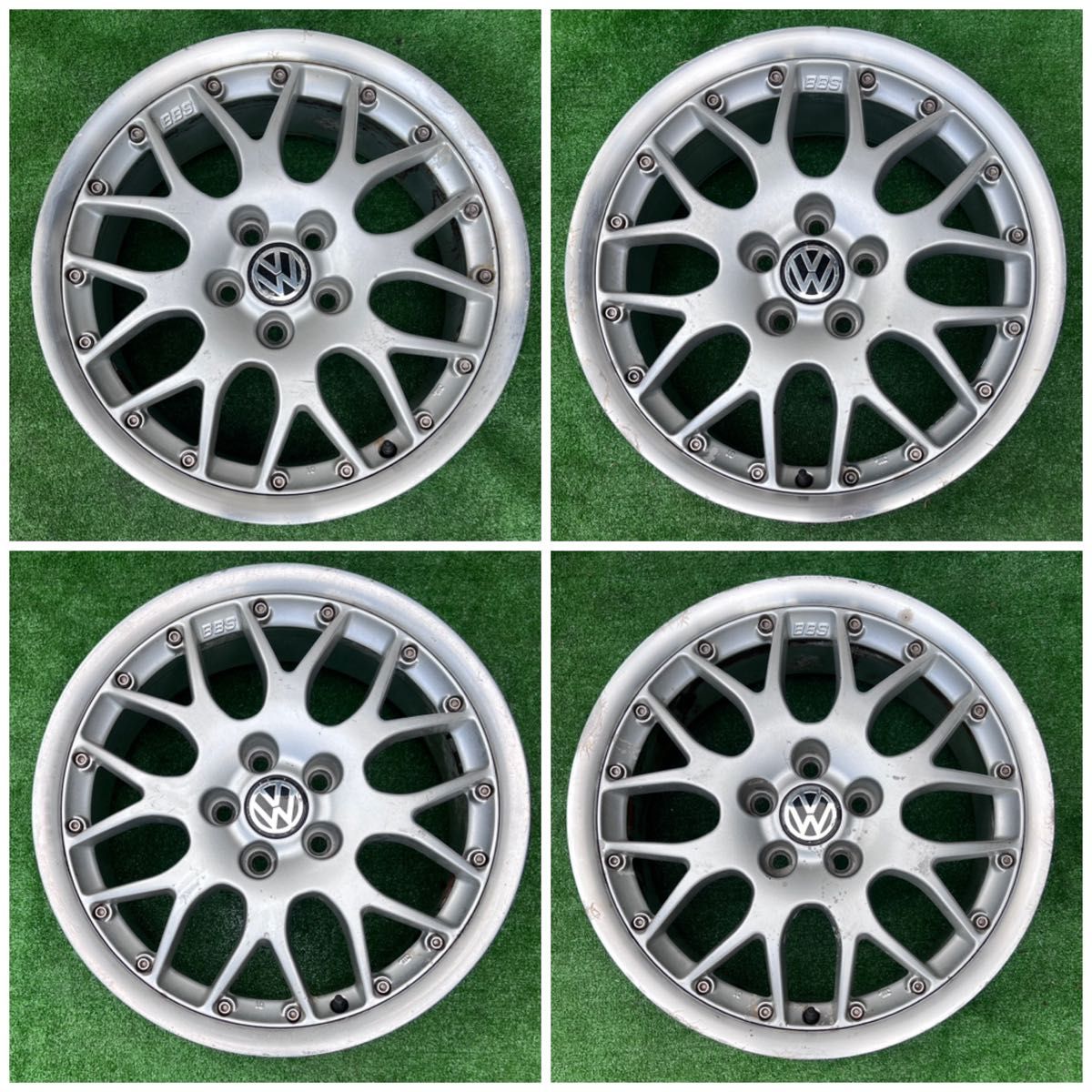 新品 BBS RS シルバー ミニチュアオブジェ アルミホイール フィギュア
