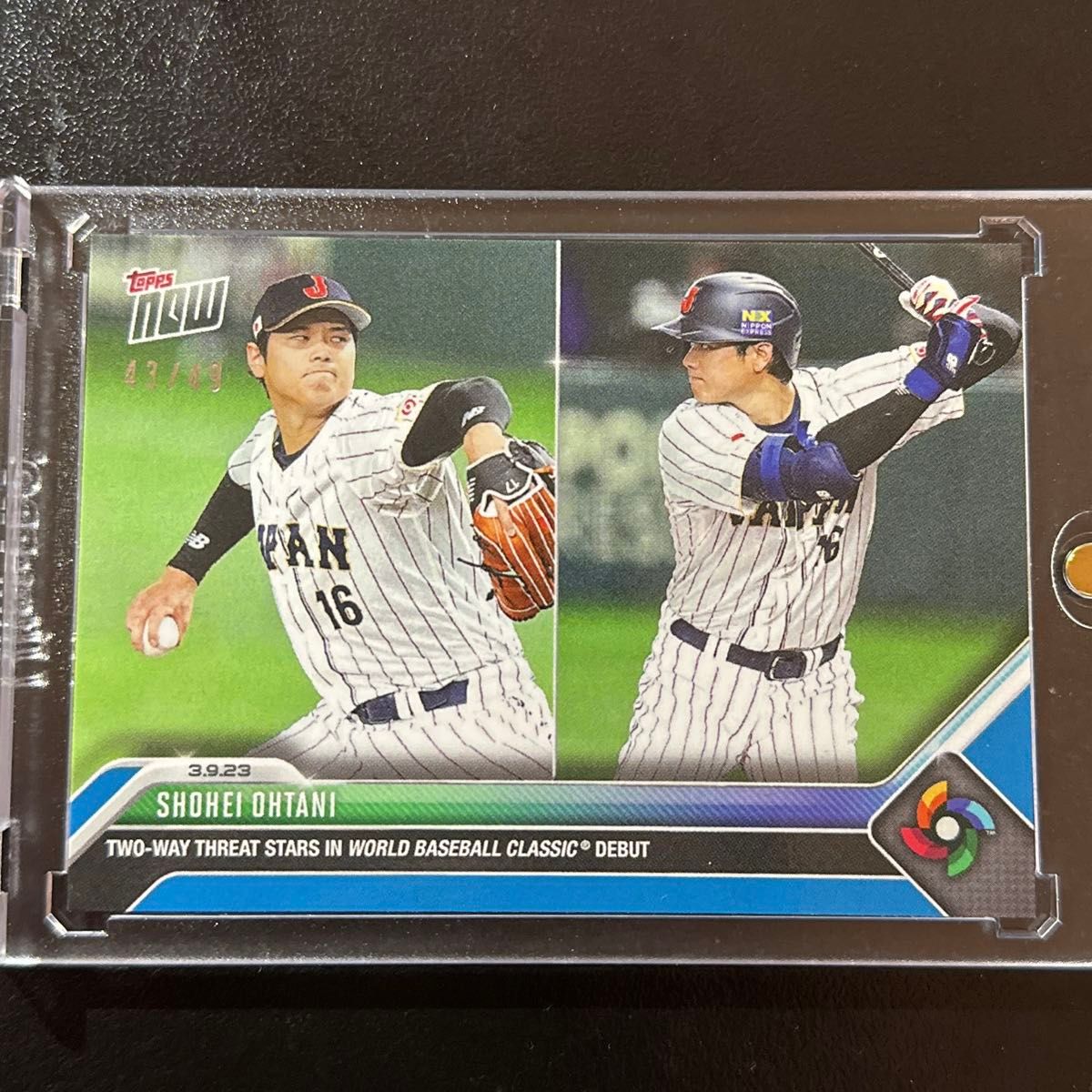 2023 Topps Now 大谷翔平 WBC 二刀流 PSA10 GEM MT｜Yahoo!フリマ（旧