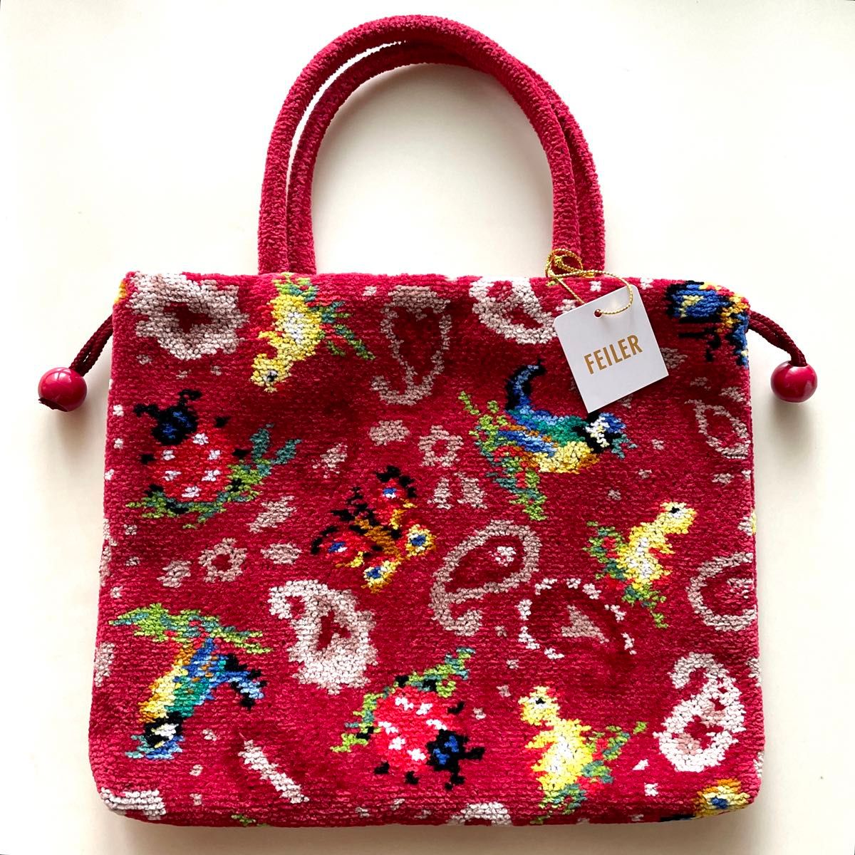 新品 フェイラー ハイジペイズリー 手付き巾着｜Yahoo!フリマ（旧