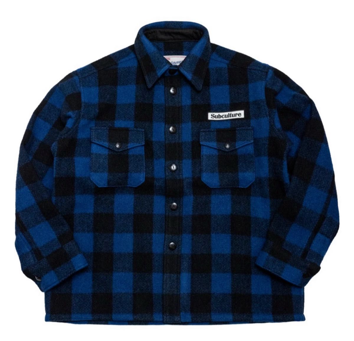 SUBCULTURE OMBRA CHECK JACKET PURPLE サイズ2｜Yahoo!フリマ（旧