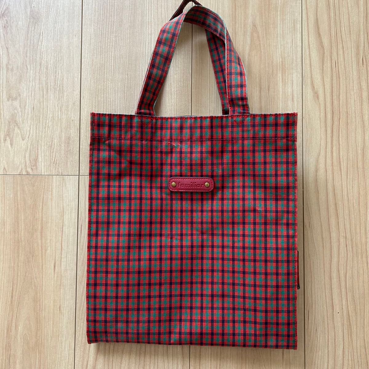 新品 familiar ファミリア レッスンバッグ レッスントート ふうせん