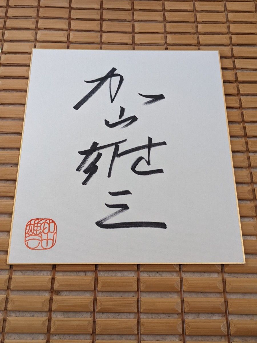 底値 最終値下げ 加山雄三 サイン色紙｜Yahoo!フリマ（旧PayPayフリマ）