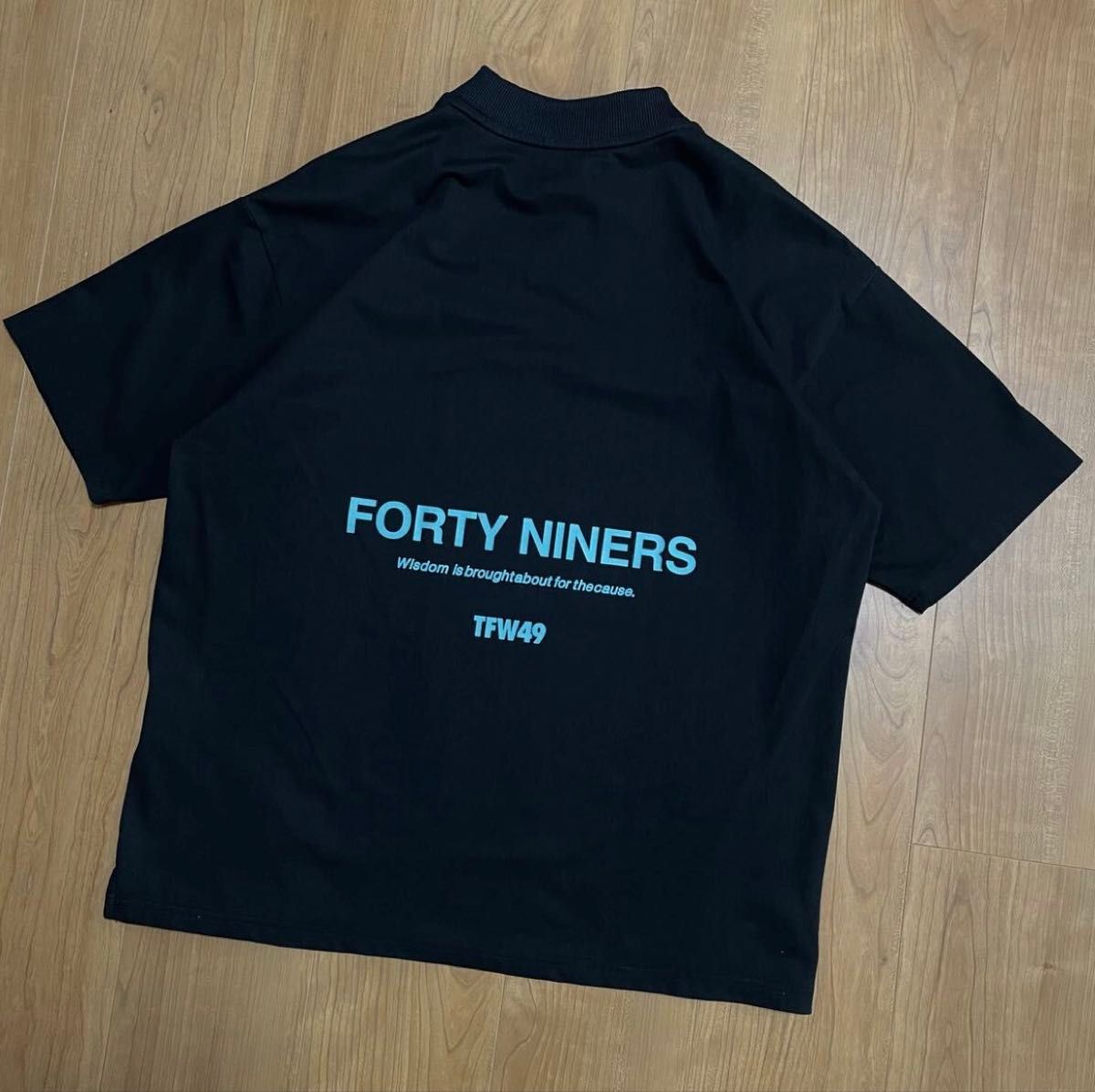 2025新作 TFW49 モックネック Tシャツ チャコール M ゴルフ