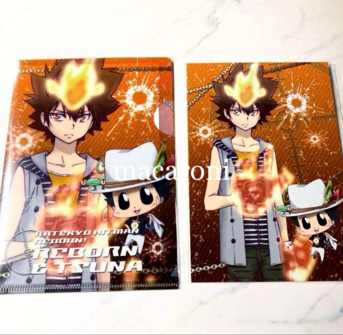 天野明展 家庭教師ヒットマンREBORN リボーン 箔押しポストカード