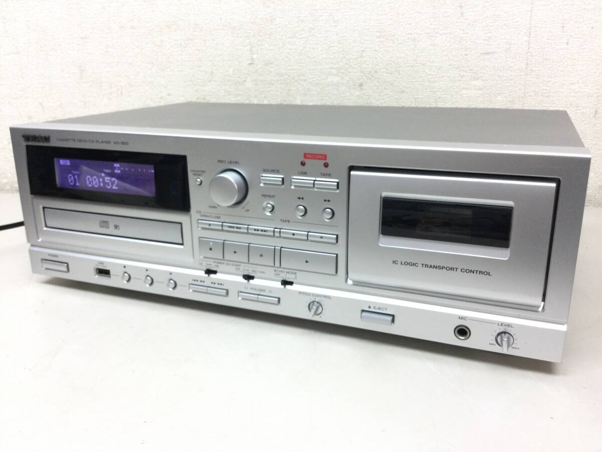 Yahoo!オークション -「teac ad-850(カセットデッキ cdプレーヤー)」の