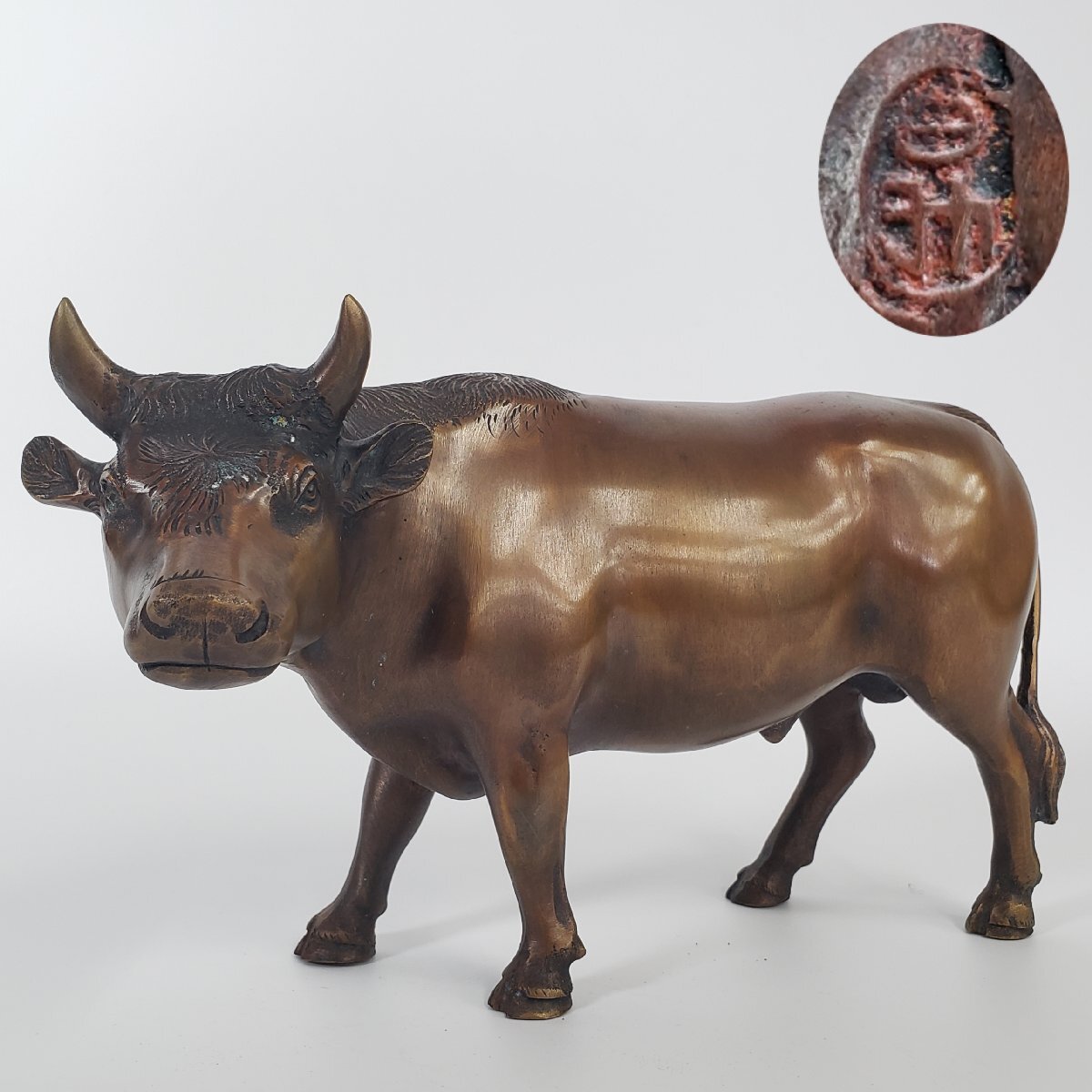 2026年最新】Yahoo!オークション -牛 置物(銅製)の中古品・新品・未