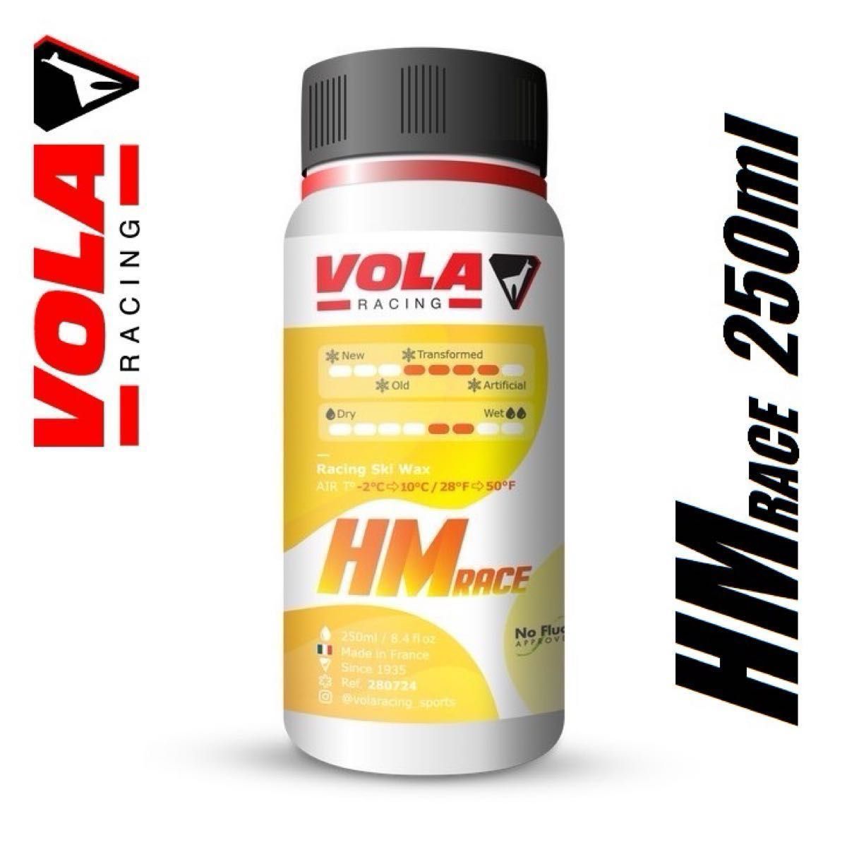 VOLA HM RACE リキッド YELLOW 100ml swix toko holmenkol lm race mx
