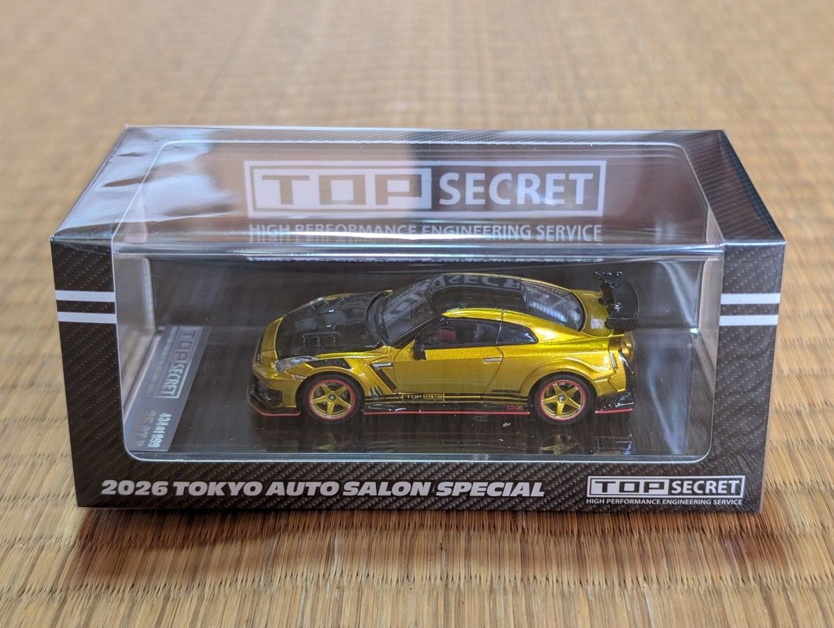 東京オートサロン2025 会場限定 TOP SECRET MINI GT クローム 3台