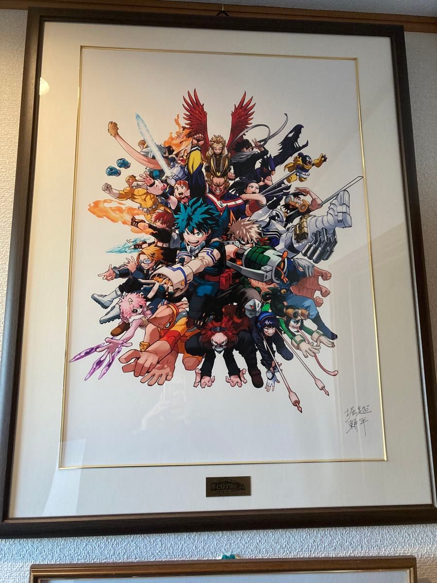僕のヒーローアカデミア 原画展 A2アートポスター2枚セット 【The