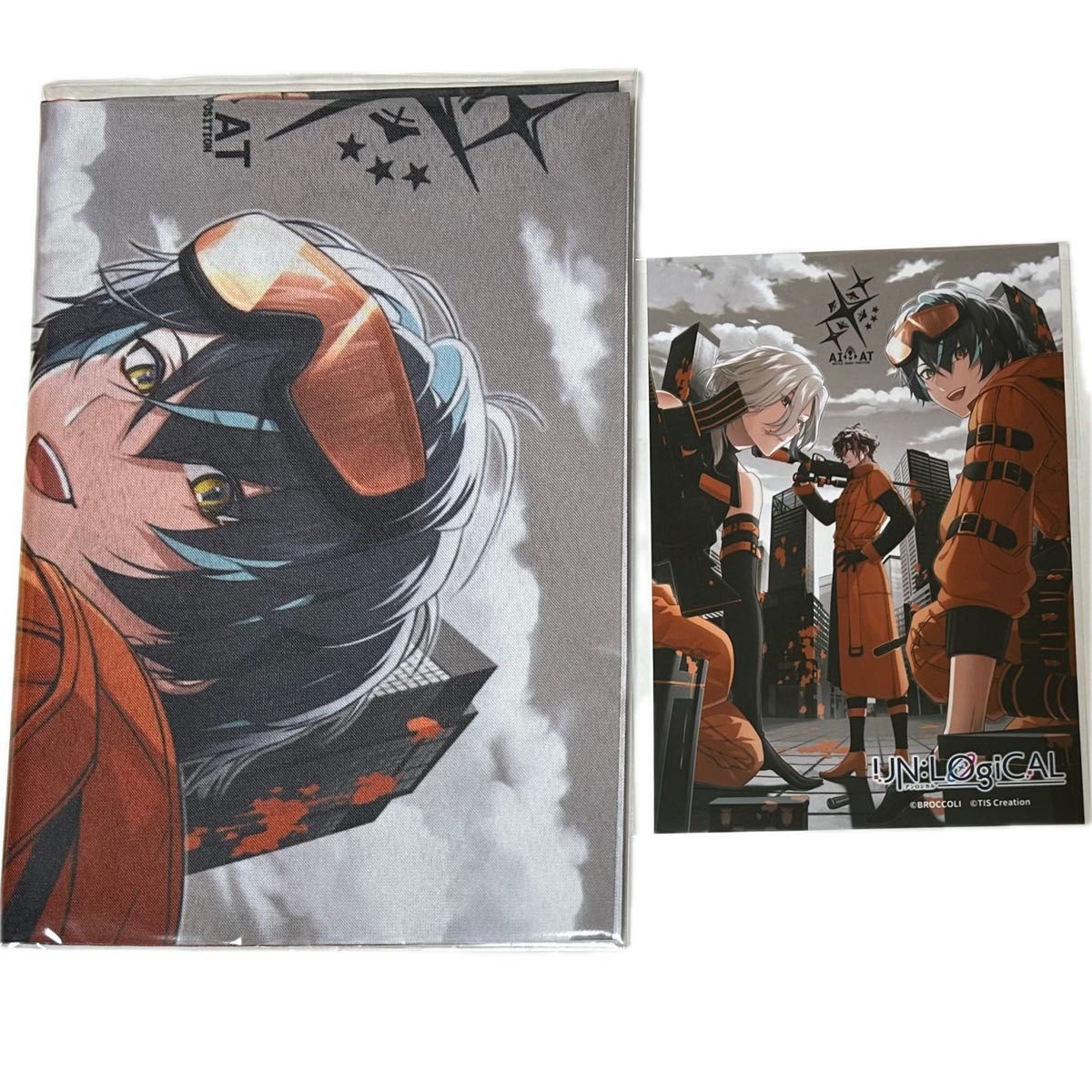 UN LOGICAL アンロジカル アニメイト特典 缶バッジ 布ポスター ミニ
