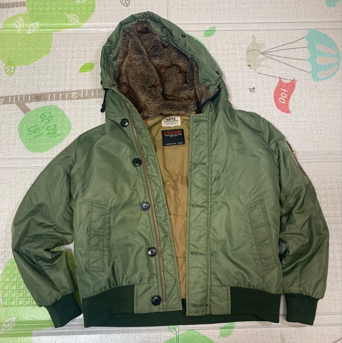 moussy マウジー SHORT N2B ミリタリージャケット 短丈 カーキ MA-1