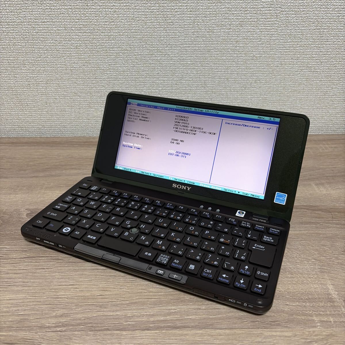 Yahoo!オークション -「vaio type-p」の落札相場・落札価格