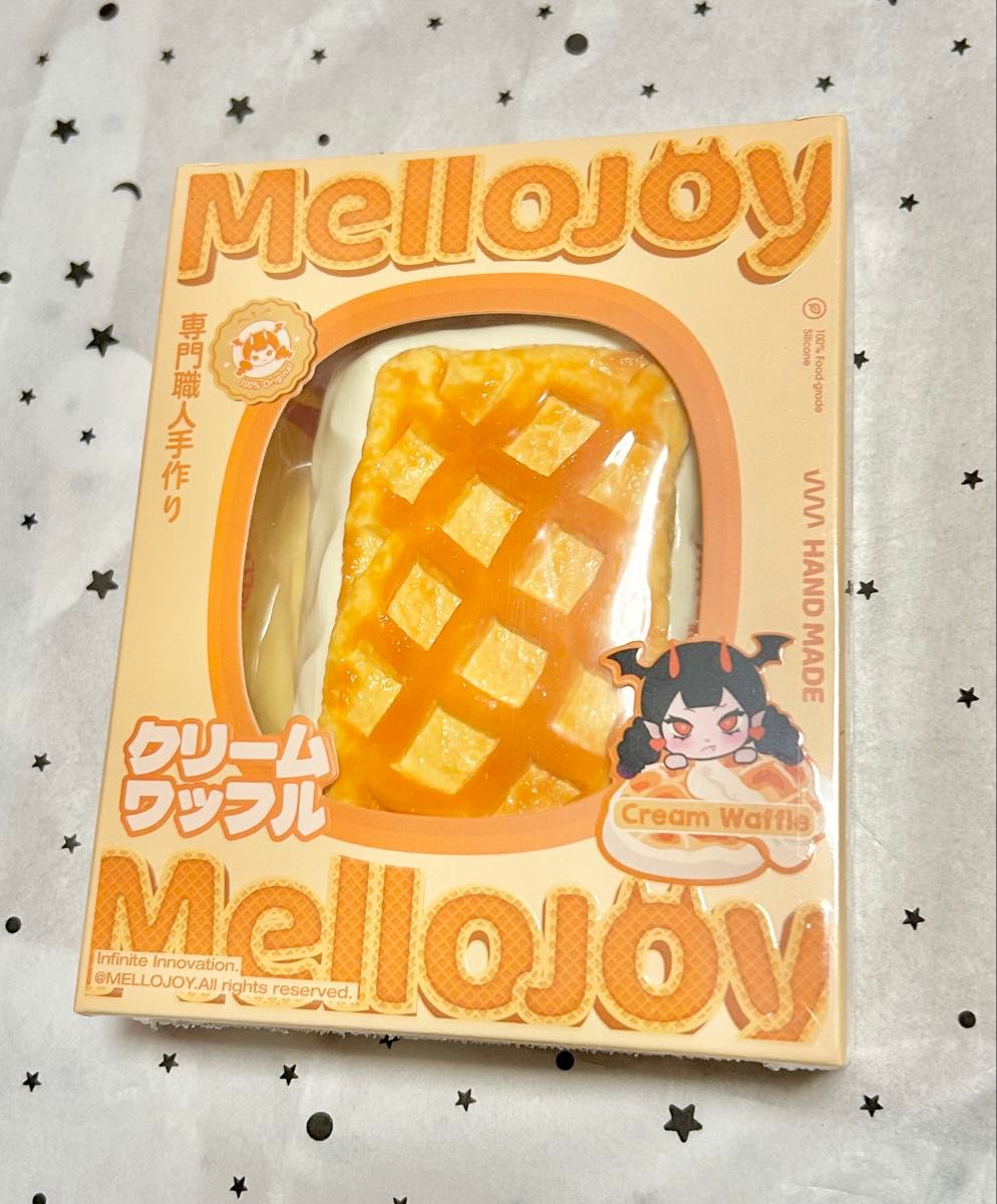 メロジョイ mellojoy クリーム ワッフル スクイーズ さんかく 三角