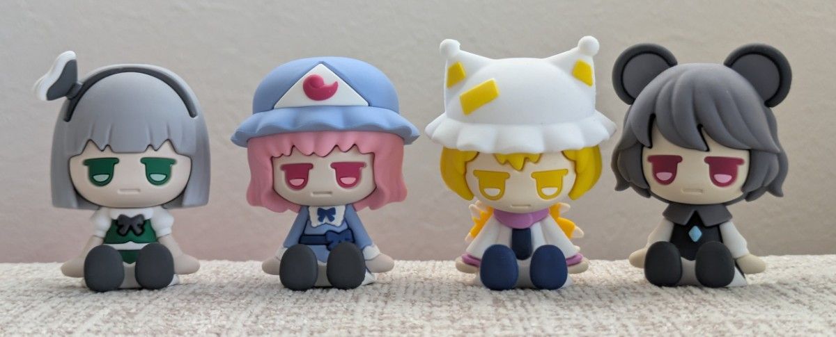 東方Project ラバーフィギュア JITOT じとっと 全6種コンプセット