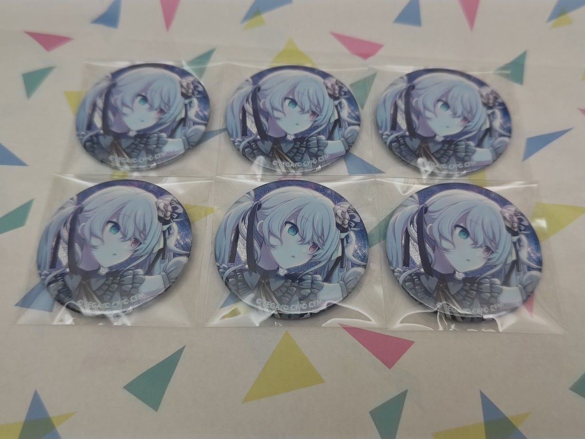 初音ミク 32B 缶バッジ グリッター缶バッジ プロセカ プロジェクト