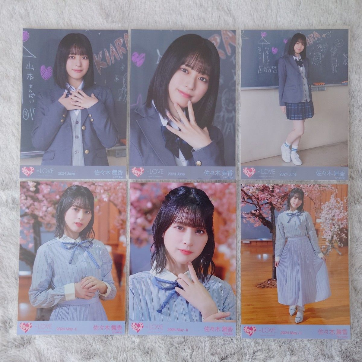 佐々木舞香 ＝LOVE イコラブ 封入生写真 魔法少女衣装 猫衣装 7周年