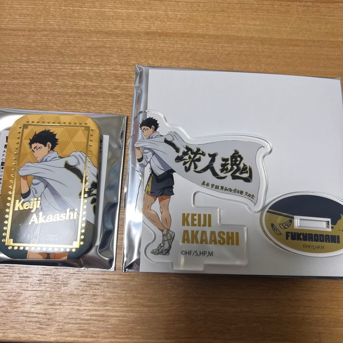 ハイキュー 横断幕 スクエア缶バッジ 新品未開封 2種（18個）セット