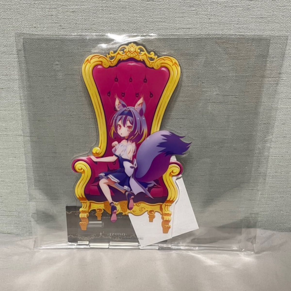 ノーゲーム・ノーライフ ラッキー缶バッジくじ あたり 白（シロ