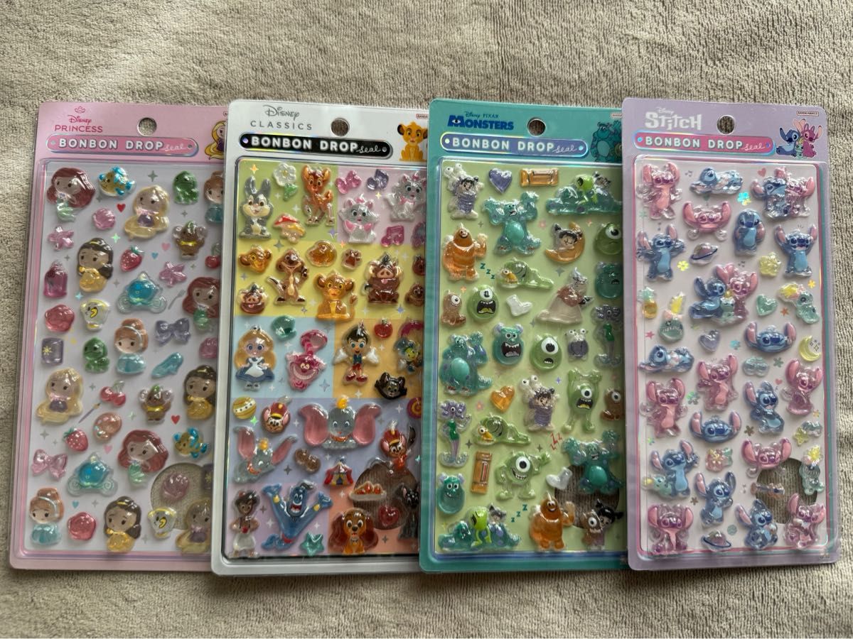 公式】 ディズニー ボンボンドロップシール 第2弾 全種 セット