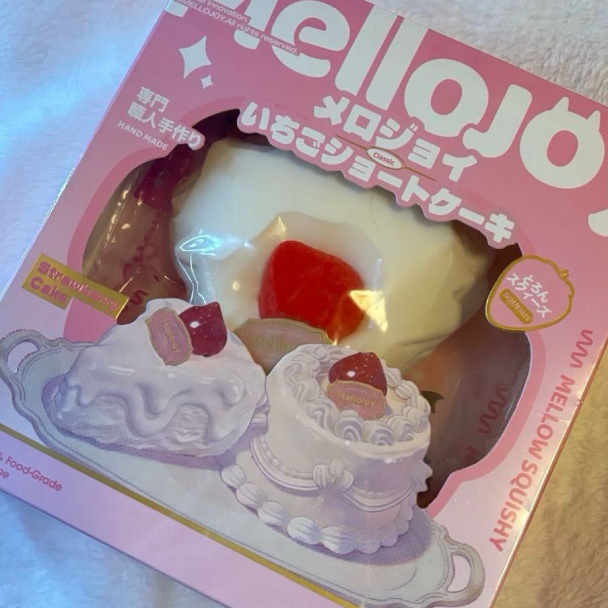 メロジョイ スクイーズ Mellojoy いちごショートケーキ スライス 新品