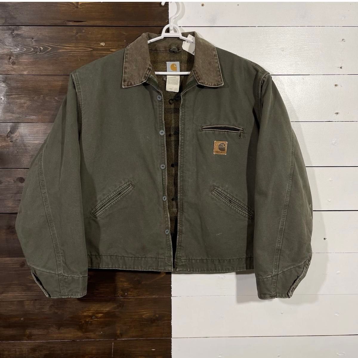 Carhartt アクティブジャケット WJ130 MOS モスグリーン ダック