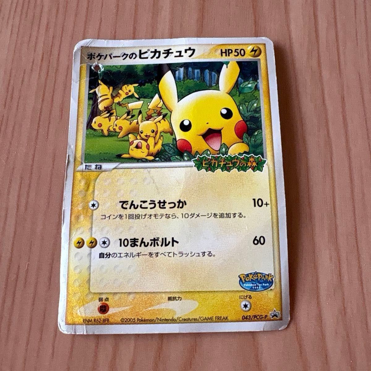 ポケパークのピカチュウ ピカチュウ ポケモンカード PCG-P ポケカ