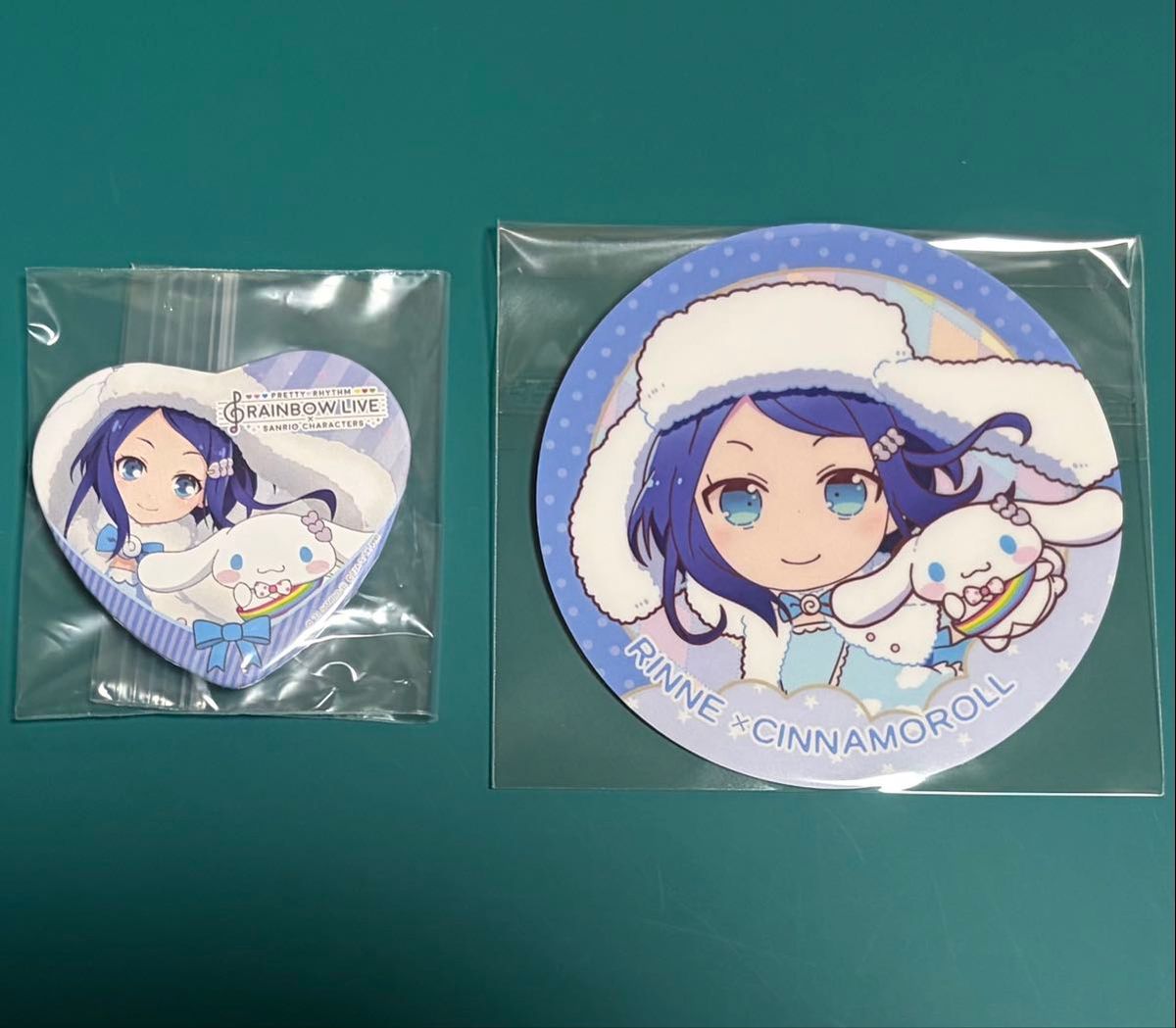 プリティーリズム レインボーライブ 荊 りんね 缶バッジ カードセット