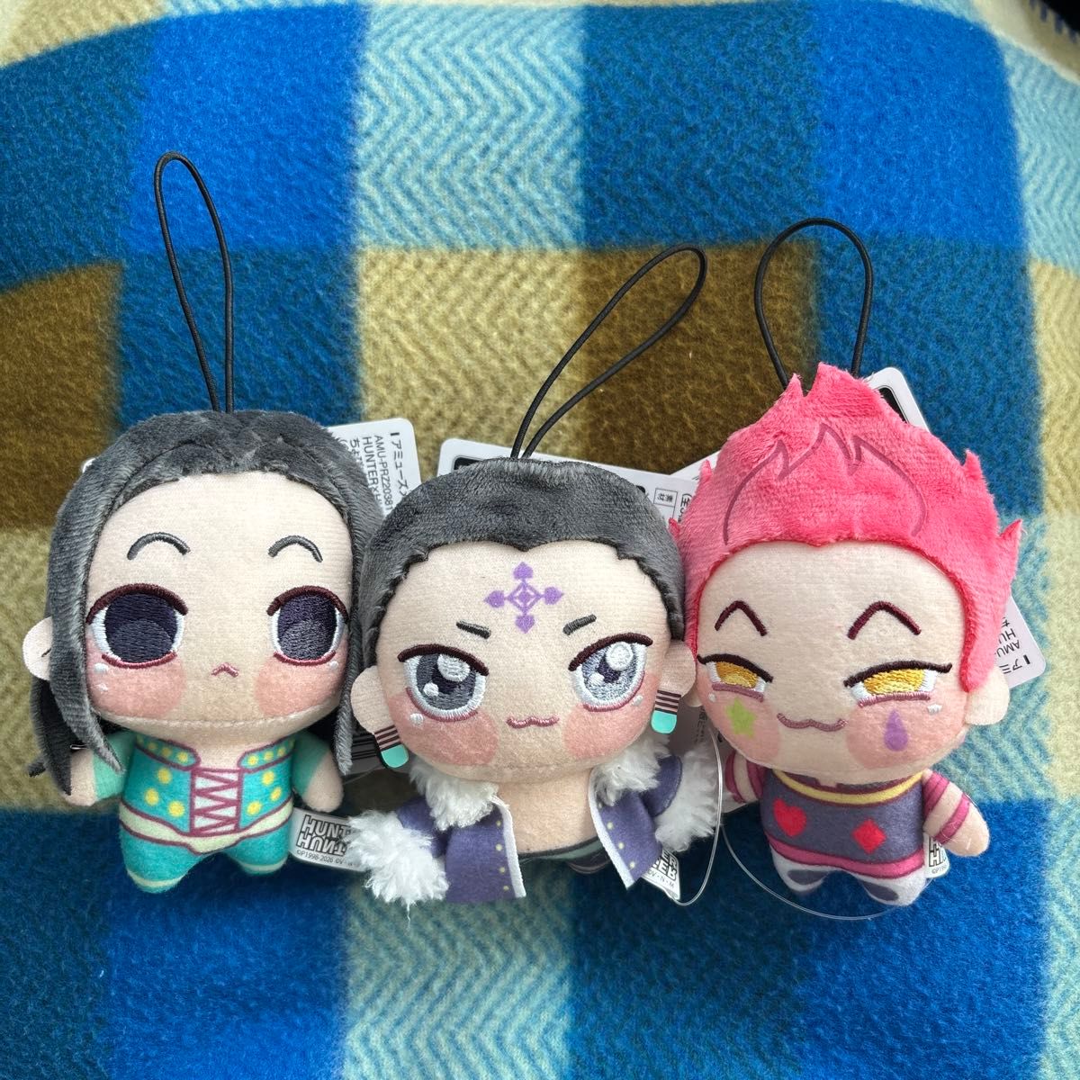 HUNTER×HUNTER ちょぴぬい クロロ ヒソカ イルミ ぬいぐるみ ポスタ
