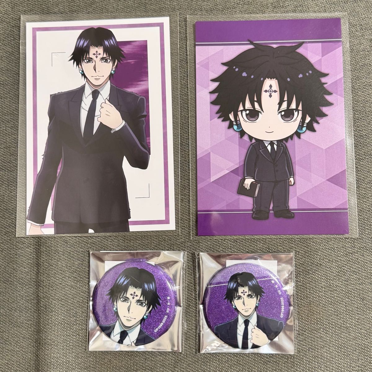 ハンター×ハンター HUNTER×HUNTER クロロ クリアポストカード 新品未