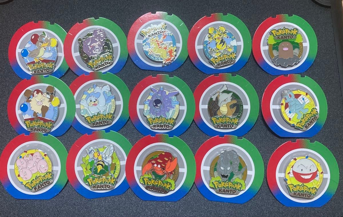 ポケパーク カントー ピンバッジ未開封 10個+プレミアボール 1個
