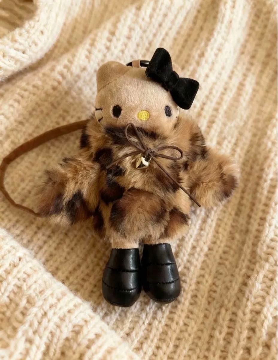 monchhichi×jouetieレオパードキーチェーン モンチッチ ジュエティー