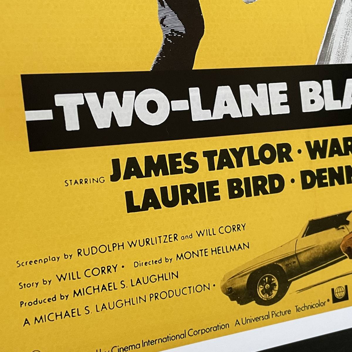 Yahoo!オークション - ポスター『断絶』Two-Lane Blacktop モンテヘル