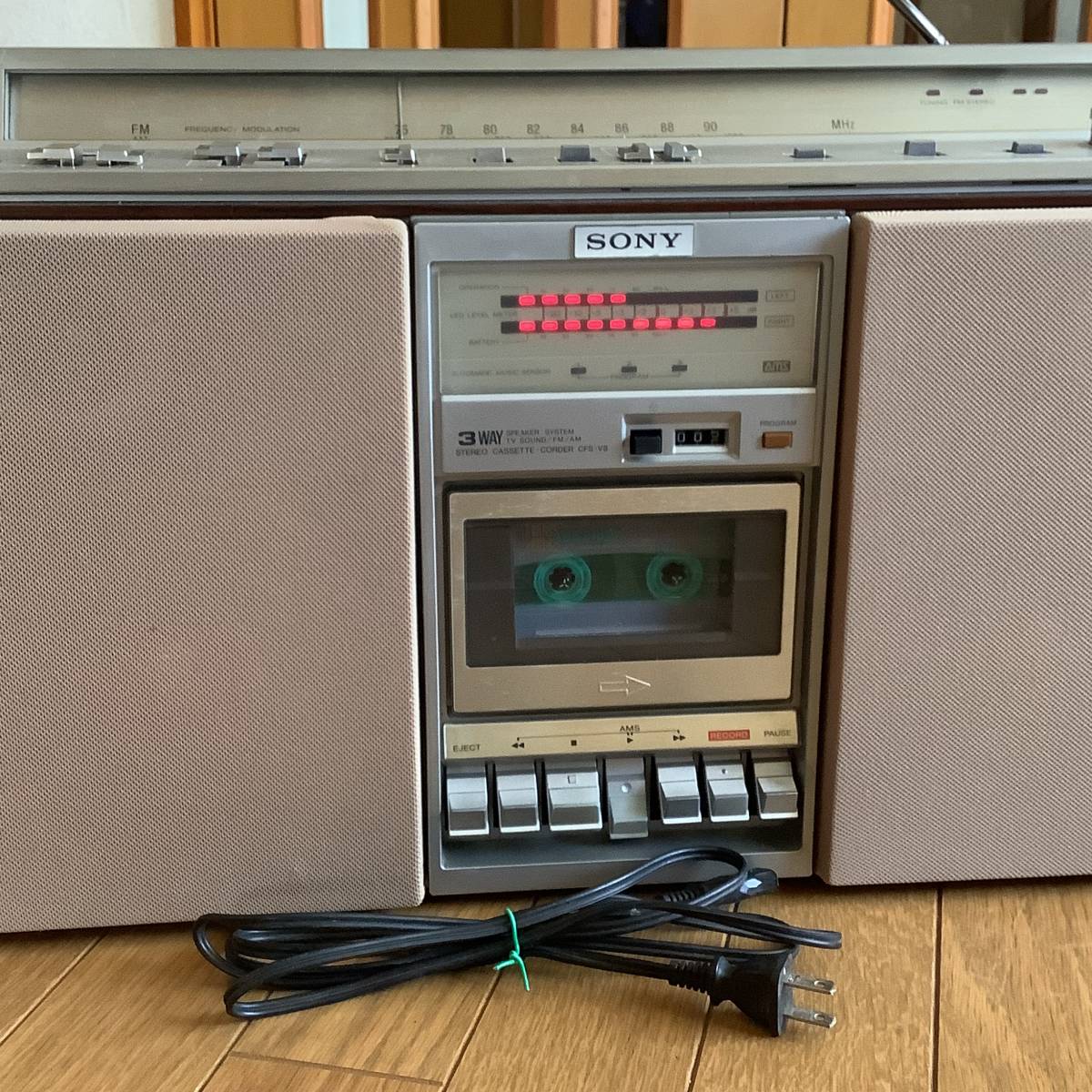 Yahoo!オークション - ソニーSONY ジルバップ CFS-V8 ラジカセ 動作品