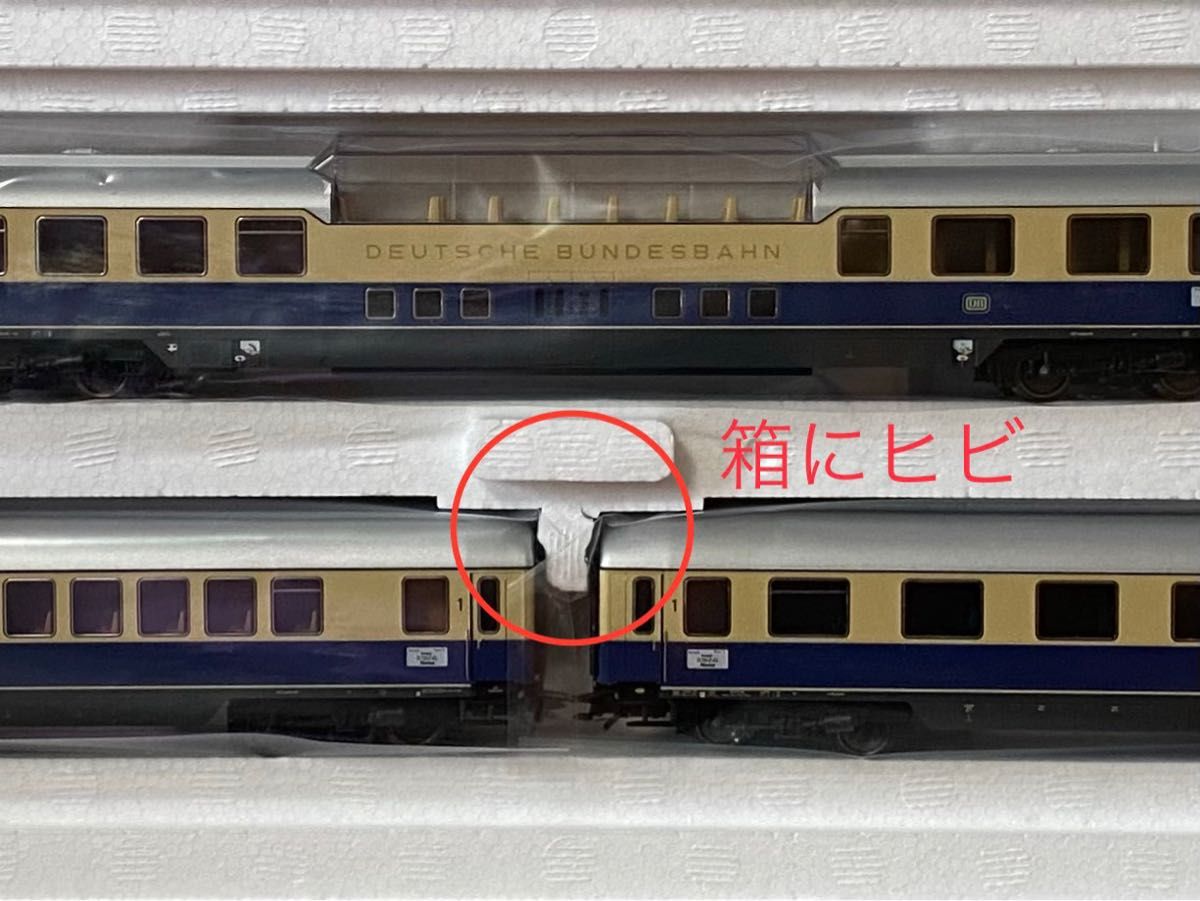 メルクリン 43881 + 43882 ドイツ鉄道 DB F-Zug 色 客車5両
