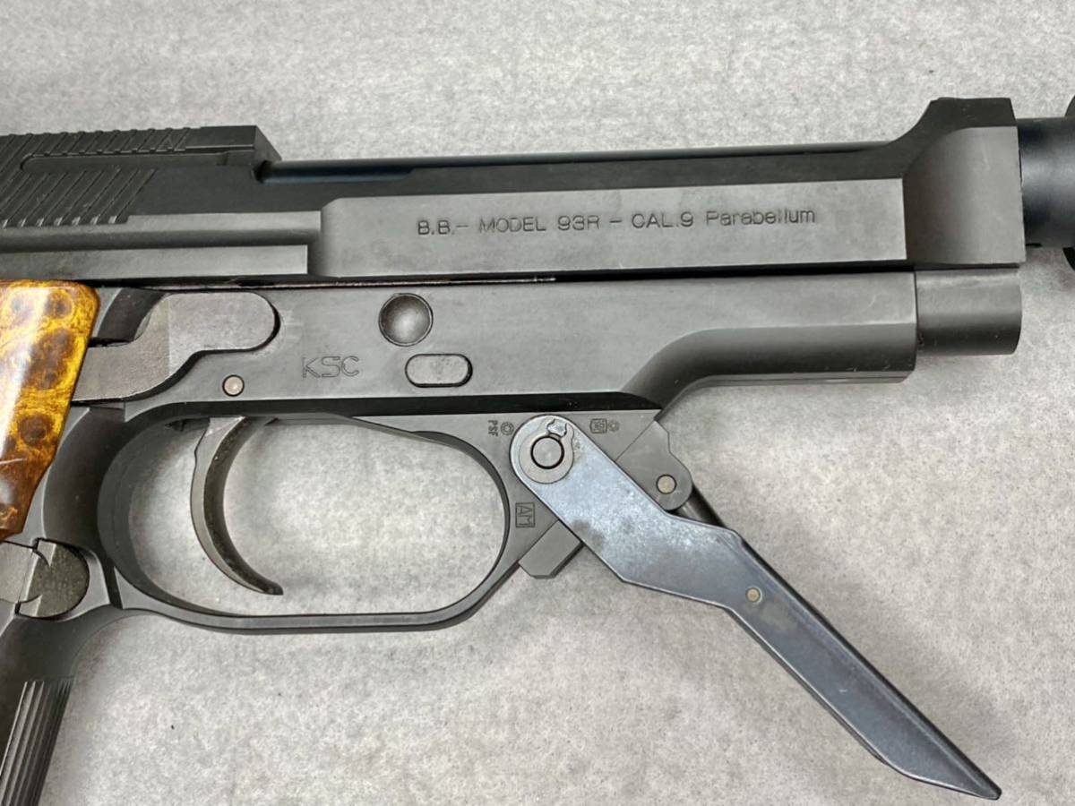 動作快調 美品 KSC M93R HW セミ/フルオート/3点バースト ガスブロー