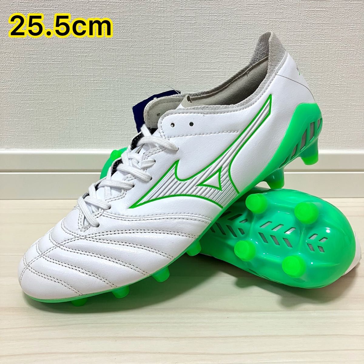 新品 MIZUNO ミズノ モレリアネオ3 エリート グリーン 25 5cm