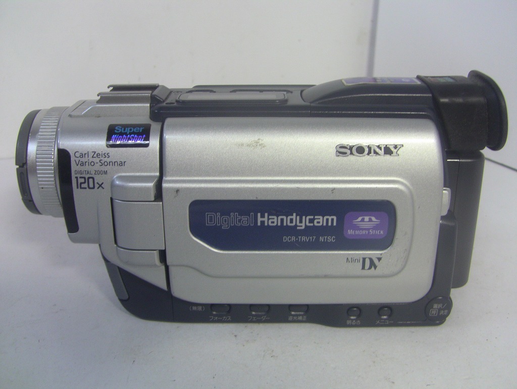 MiniDVテープ再生できます SONY MiniDVビデオカメラ DCR-TRV17