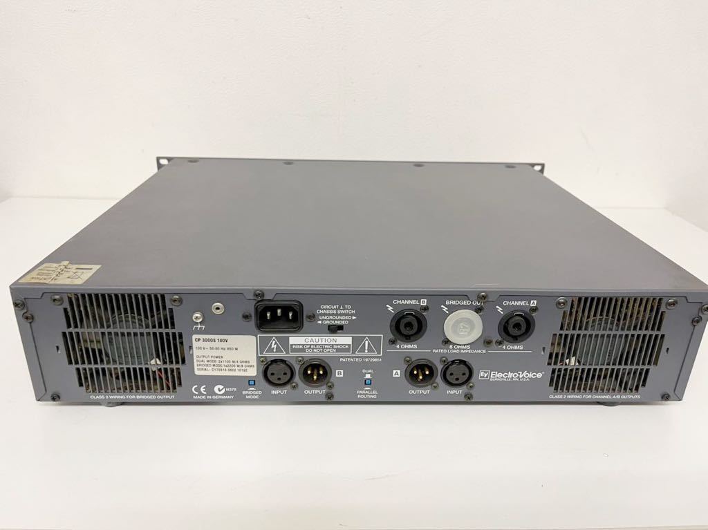 Yahoo!オークション - Electro-Voice CP3000S POWER AMPLIFIER 2チャン