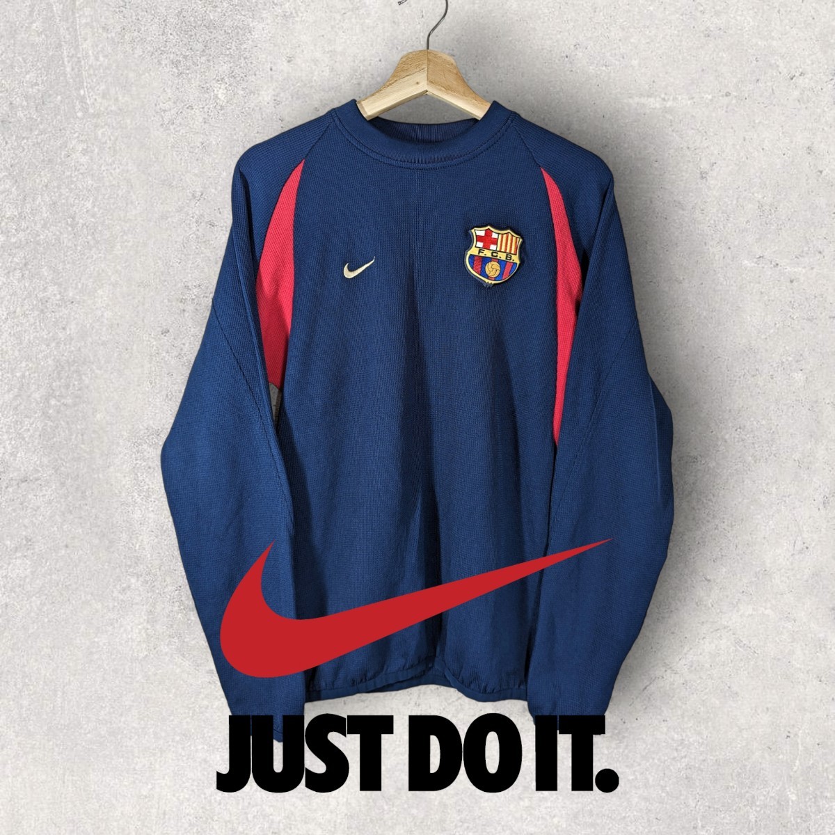 NIKE ナイキ FCバルセロナ 長袖ワッフル スウェット トレーニング