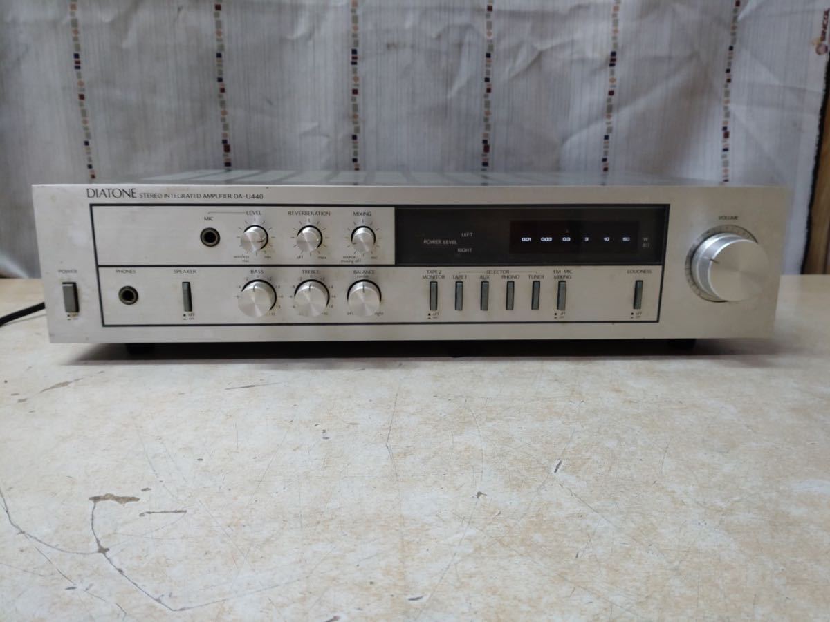 Yahoo!オークション - 1ah3050 DIATONE ダイアトーン アンプ DA-U440