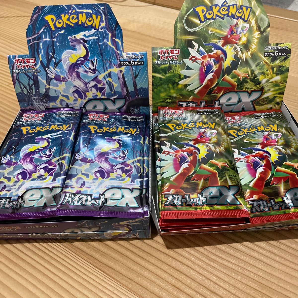 ポケモンカード スカーレットex バイオレットex 各30パック｜Yahoo