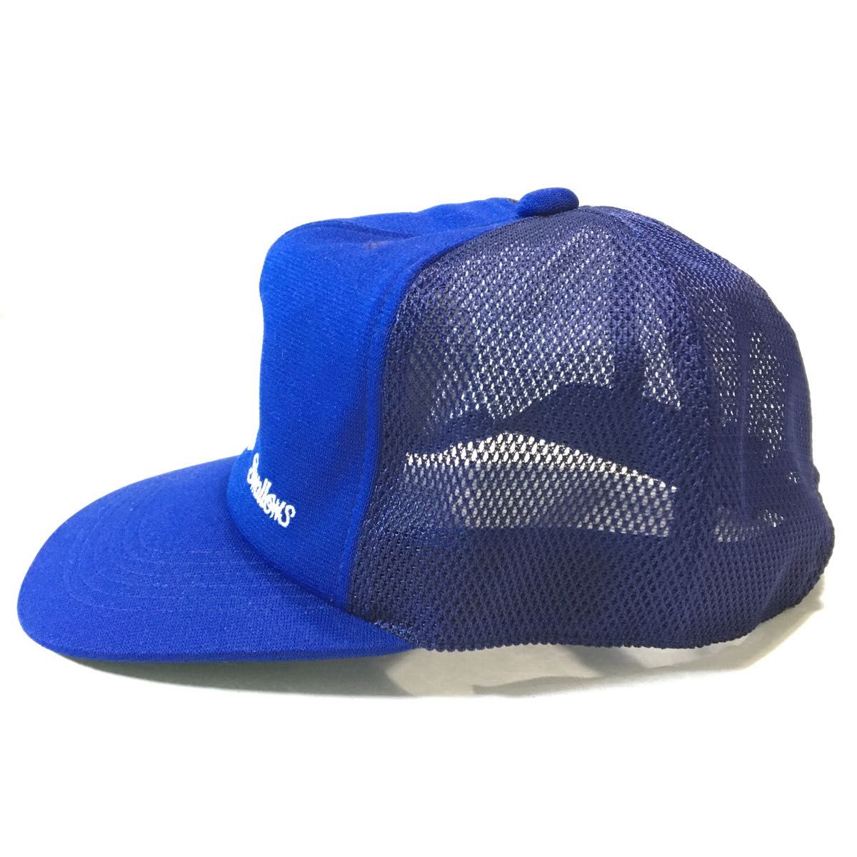 ヤクルトスワローズ メッシュキャップ 野球 帽子 YS つば裏緑 昭和 80s