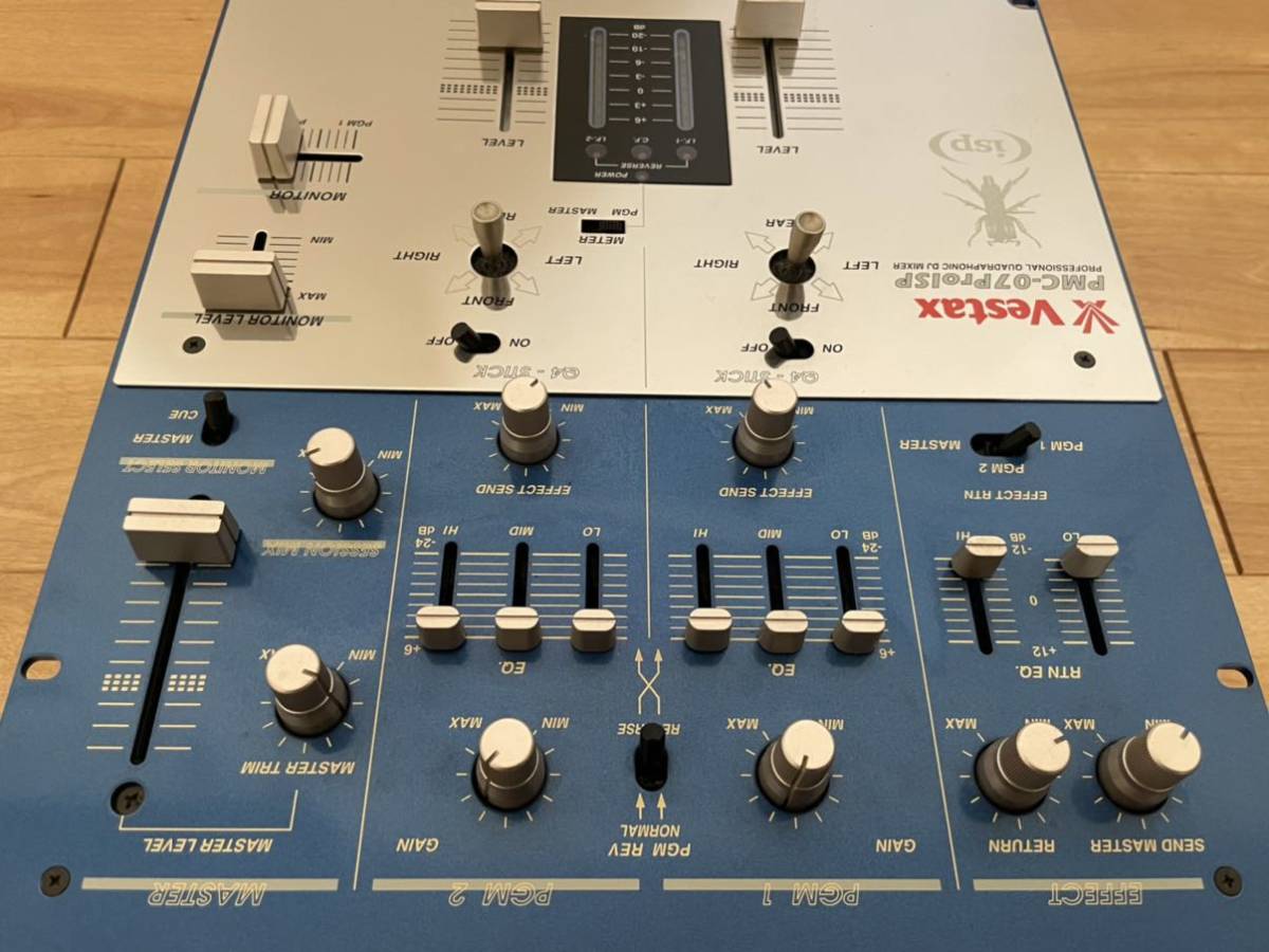完動品 VESTAX PMC-07Pro ISP DJミキサー Q-BERT INVISIBL SKRATCH