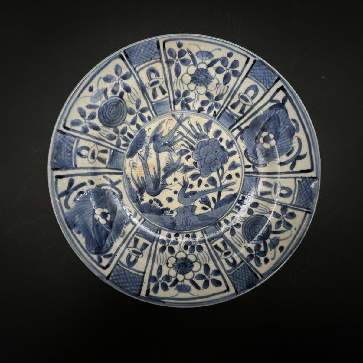 古美術 骨董品 古玩 安南染付花鳥文鉢 飾り皿 木箱付き｜Yahoo!フリマ