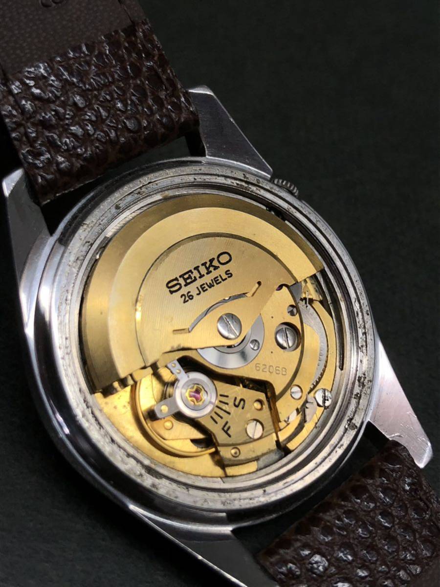 極希少 セイコー【62マチック】製造1966年 特殊ベゼル 漢字3文字曜日