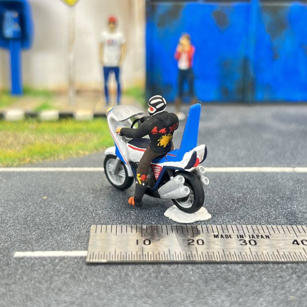 Yahoo!オークション - 【KS-199】1/64 スケール 暴走族 バイク 族車 セ