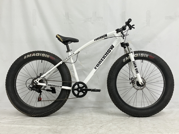Yahoo!オークション - SNOW BIKE FOREKNOW 26×4.0 ファットバイク ジ