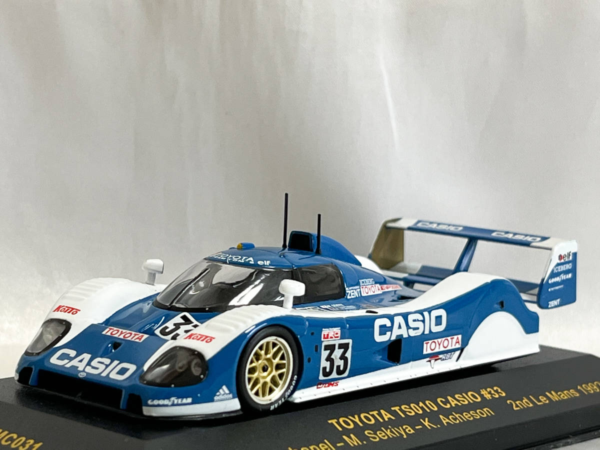 ixo 1/43 トヨタ TS010 CASIO #33 1992 ル・マン P H ラファネル/関谷